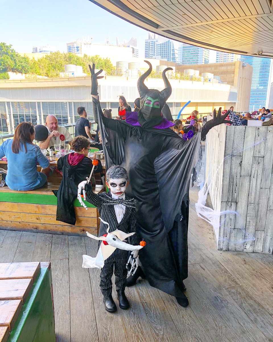 redmondcarr's tweet photo. Jack Skellington and his pal, Zero. Happy Halloween! #Halloween2020 #dubaihalloween #JackSkellington #bestcostume #Halloween https://t.co/t6mAqzn09r