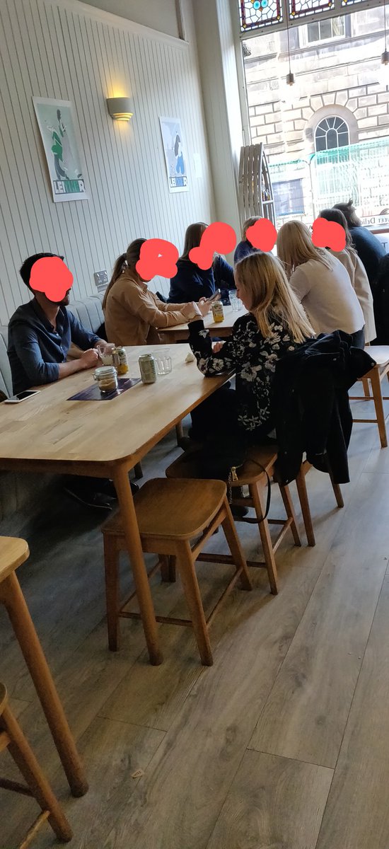 <a href="/scotgov/">Scottish Government</a> <a href="/NicolaSturgeon/">Nicola Sturgeon</a> can I ask where the social distancing and mitigation is in this cafe please? This a common scene in most cafes around Edinburgh. Yet license premises aren't allowed to operate with extensive mitigation. All we ask is for a level playing field.