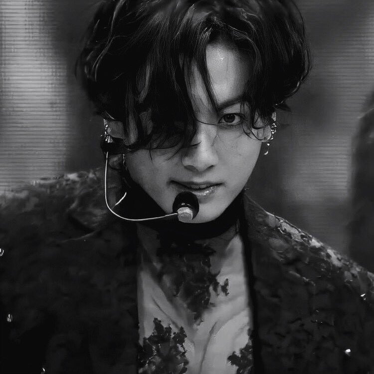 Jungkook hot black and white pics as thunderstorms - a thread