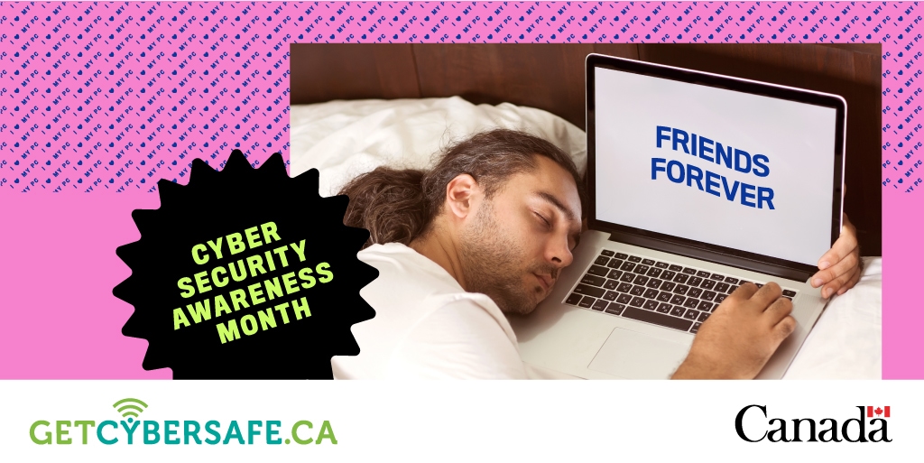 cybercentre_ca's tweet photo. Unfortunately, Cyber Security Awareness Month can’t last all year. But device appreciation time can happen any time. 💻📱
Discover how you can apply what you've learned this month to the other eleven months of the year: https://t.co/DSBhKNd1Ky #CSAM2020 #GetCyberSafe https://t.co/vBLJ5LZ9Gj