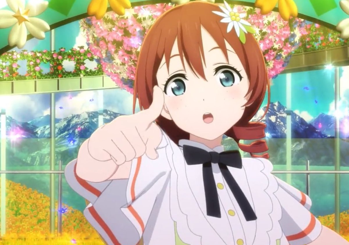 アニメマンガ名探偵すやまたくじ على تويتر ラブライブ 虹ヶ咲学園スクールアイドル同好会 5話 スイスからの少女はたまごご飯がお好き そして ヤギと高原が故郷 って ハイジやないかいっ そんなアルプスの少女ハイジならぬエマがクララならぬ果林をスクール