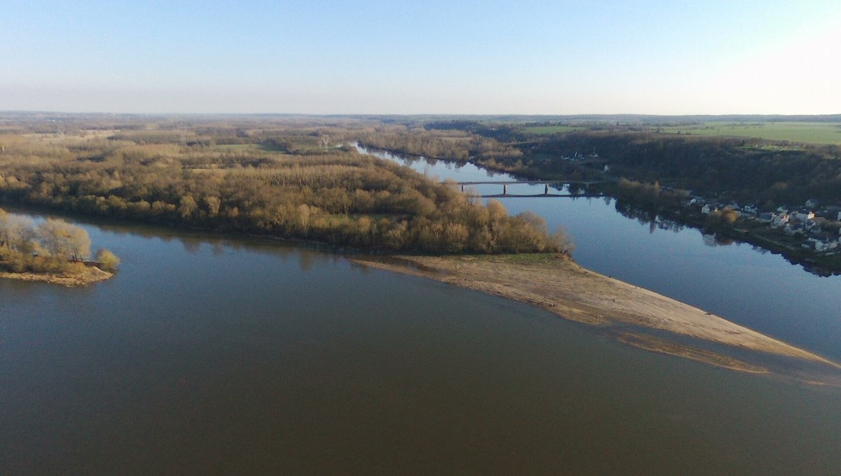 Confluence #loire et #vienne à Candes saint Martin (37)