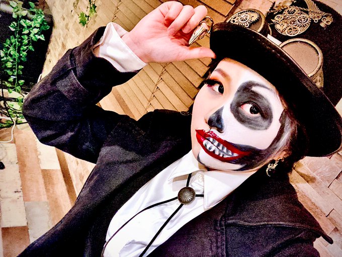 ハロウィンメイクのtwitterイラスト検索結果