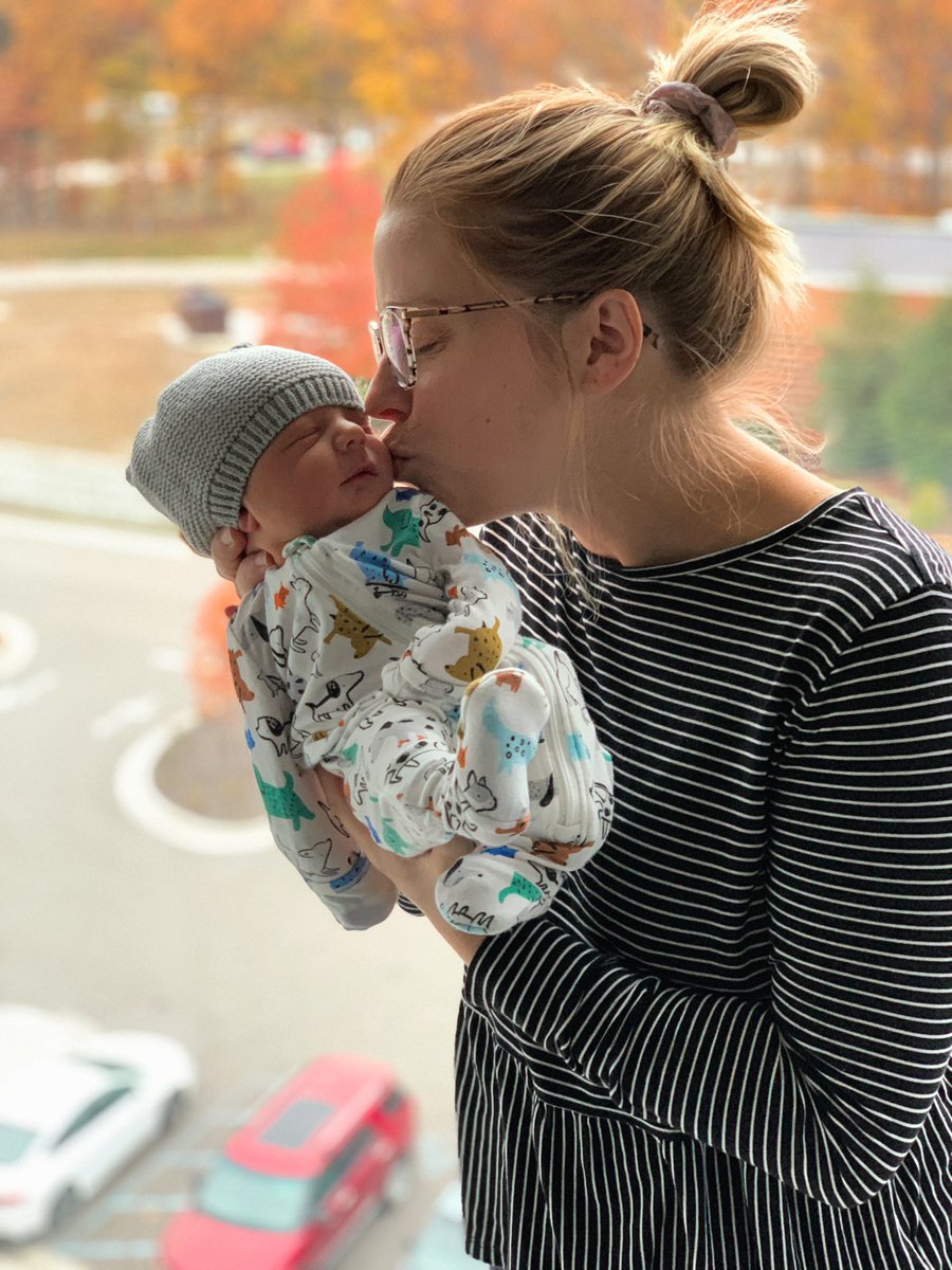 KelseyAugustyn's tweet photo. Think he will be a school psychologist like mom, or a special education teacher like dad? John Perry Augustyn is here! 💙 https://t.co/A6M7aEEyBe