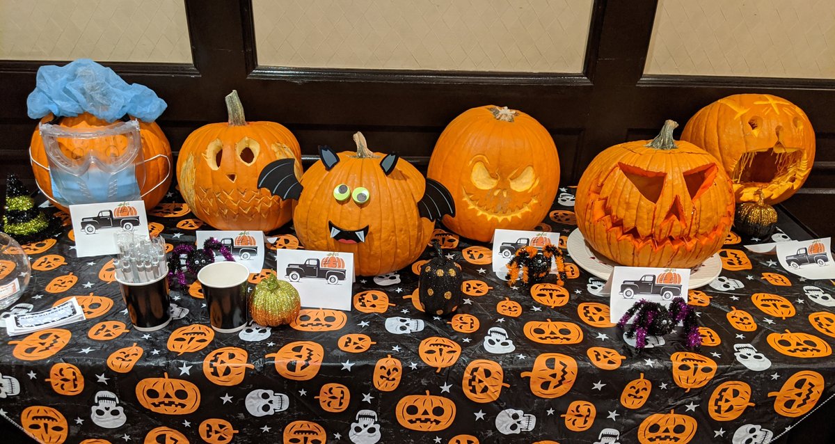 Our teams are getting into the spooky spirit this #Halloween π even our pumpkins are wearing their PPE! Happy Halloween everyone π¦ https://t.co/uswwqRwRgj
