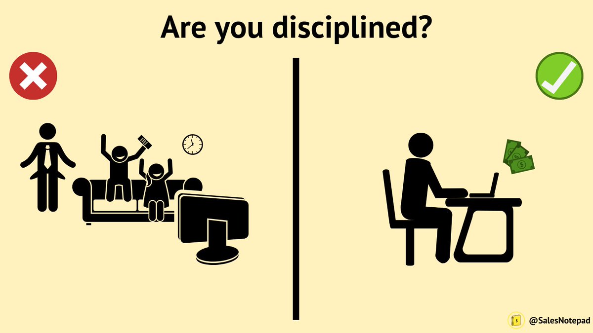 1. Are you disciplined? Be prepared to work on the weekends.Be prepared to work after your 9-5.Be prepared to be consistent every day.Self-initiative will help to realise your goals.Less complaining and more motivation.