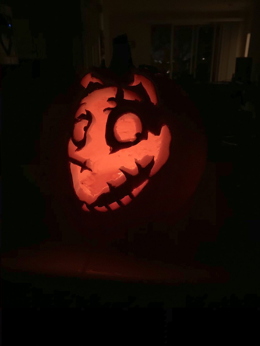 I tried this guy last year, but ended up cutting the wrong piece out, so I’ll take this as a W. #jackolantern