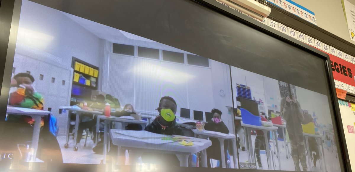 Educator817's tweet photo. The 3rd graders took their opinion writing paragraphs and created poems with rhythm and rhyme, songs or raps to share at our virtual Poetry Bash where they had a blast. #CulminatingTask
#ArtsIntegration #TheWarnerWay #TheCoolCats #LeadersLearning @WarnerArtsMag @Principal_Gibbs https://t.co/OPC83cNYVa