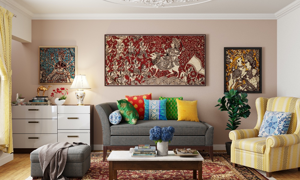 DC_DesignCafe's tweet photo. This #Diwali make a colourful statement with pretty rich cushions, mythological and a traditional carpet.

#diwali #diwalihomedecor #diwalilighting #festivedecor #diwalidecoration #livingroomdecor #homedecor #traditionalhomes #indianhomes #indianhomes #homeguides #decorguide https://t.co/KoAtS6Ihct