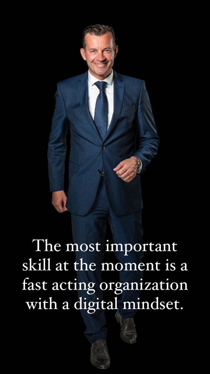 gerhardkuerner's tweet photo. the most important skill at the moment is a fast acting organization with a digital mindset https://t.co/dAZozeA5rb