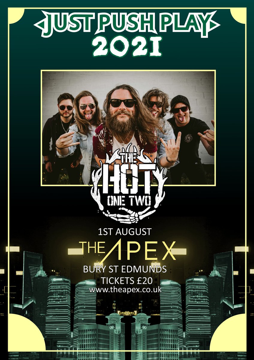 JPPCharityEvent's tweet photo. So happy to announce that the brilliant @thehotonetwo have been added to the line up for Just Push Play 2021
Grab your tickets here
https://t.co/YS2LbNu0VS
#justpushplay #theapex #stnicholashospice #announcement #thehotonetwo https://t.co/9JqNKh5TqZ