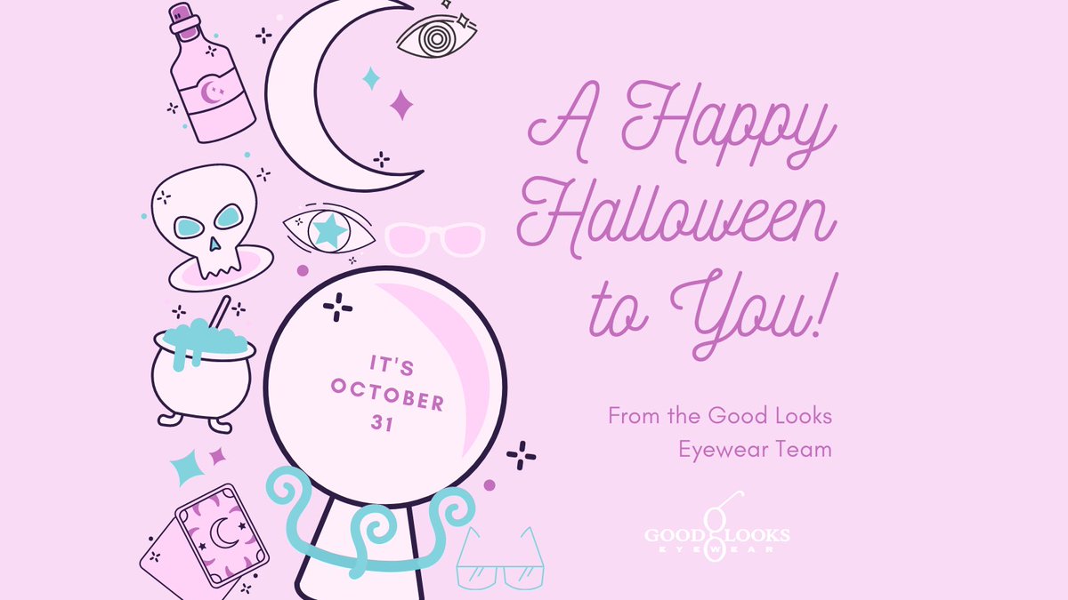 GoodLooksEye's tweet image. Happy Halloween from the Good Looks Team!

Wishing you a spooktastic halloween full of candy and costume parties.

#GoodLooksEyewear #VisionForLife #HappyHalloween