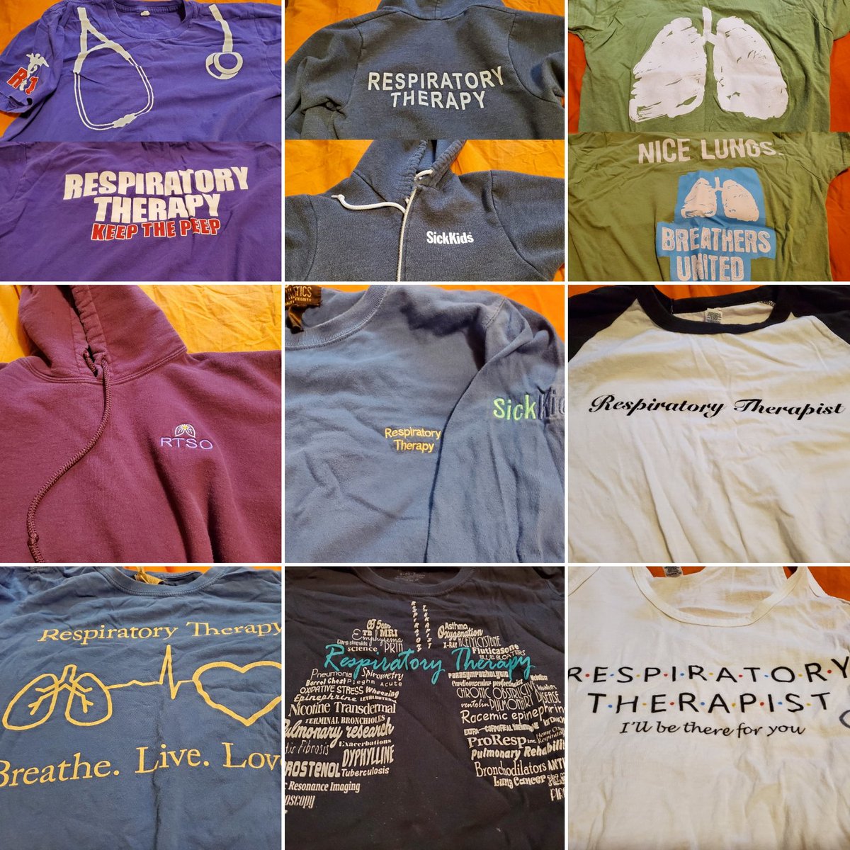 MikaRRT's tweet photo. Great to see lots of recognition for the value of #RespiratoryTherapists this #RTweek2020, and continuing to build on my shirt collection. https://t.co/iPCLhquAXu