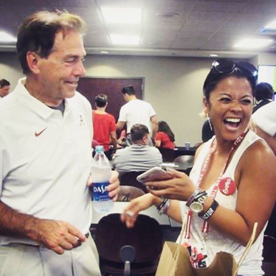 Happy Birthday Hope you and Nick Saban enjoy watching Malachi play on y all s birthday 