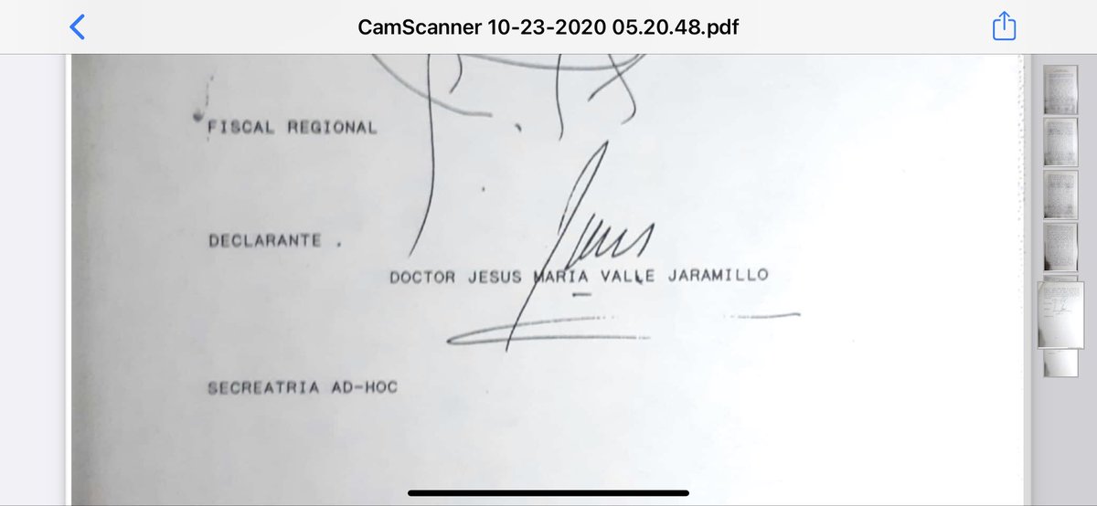 migueldelrioabg's tweet photo. El abogado Jesús Maria Valle denunció ante la fiscalía que pidió protección al Gobernador de Antioquia Uribe Vélez para que lo protegiera y jamás lo hicieron. Denunció la complicidad de todos los estamentos en la masacre del aro. Lo asesinaron 20 días después. https://t.co/7TH6uGzidI