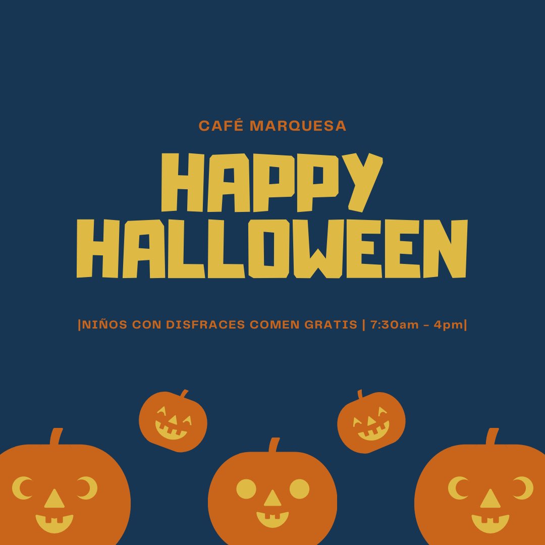 cafemarquesa's tweet photo. Lxs niñxs que vengan disfrazados comen gratis. ¡Les esperamos! 👻 https://t.co/alQwmvbfgY