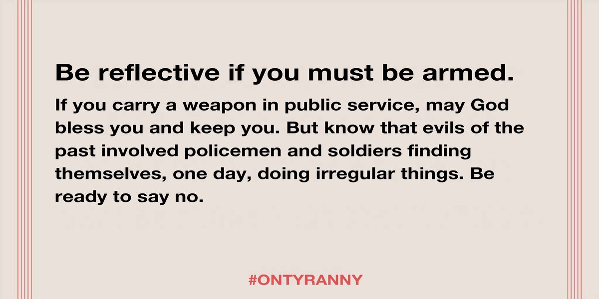 7/20. Be reflective if you must be armed.  #OnTyranny