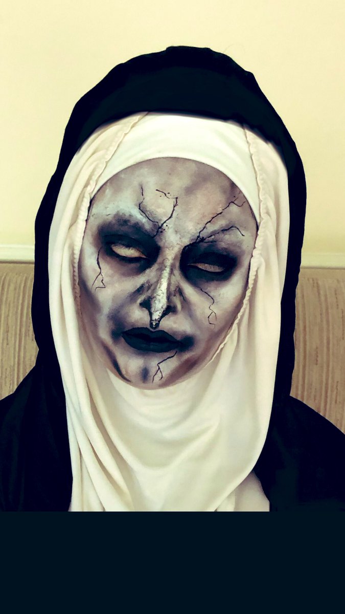 Happy Halloween you all! Filter added. Here’s my rendition of #thenun #theconjuring #wokingmua #surreymakeupartist #HappyHalloween2020 #mualondon @Hobbycraft_WOK @TheFriaryCentre <a href="/FestivalPlace/">Festival Place</a> <a href="/westfieldstrat/">Westfield Stratford City</a> <a href="/westfieldlondon/">Westfield London</a> <a href="/KryolanOfficial/">Kryolan</a> <a href="/KryolanUK/">Kryolan UK</a>