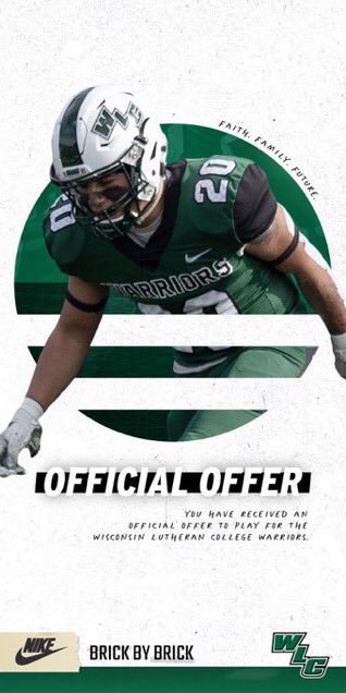 Thank you <a href="/WLCCoachTreske/">Eric Treske</a> and the WLC coaching staff for the offer.