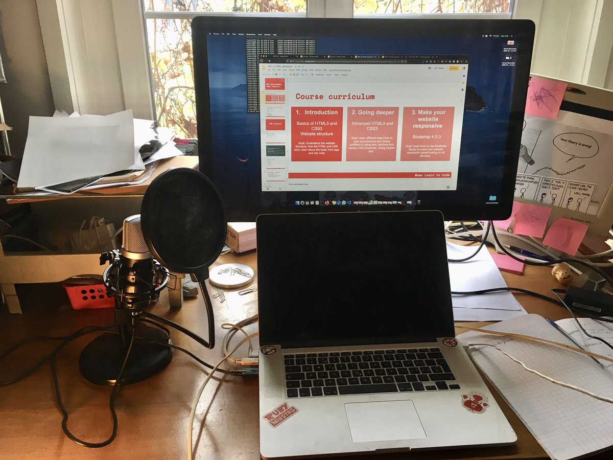 hanaharencar's tweet image. A big milestone today 🎉 I managed to make a 20min video with big kids at home. One asleep (9 month old) and one listening to a fairy tale, eating and reading a book (3years old). What a nice morning ;)   #MomsLearnToCode #WomenWhoCode