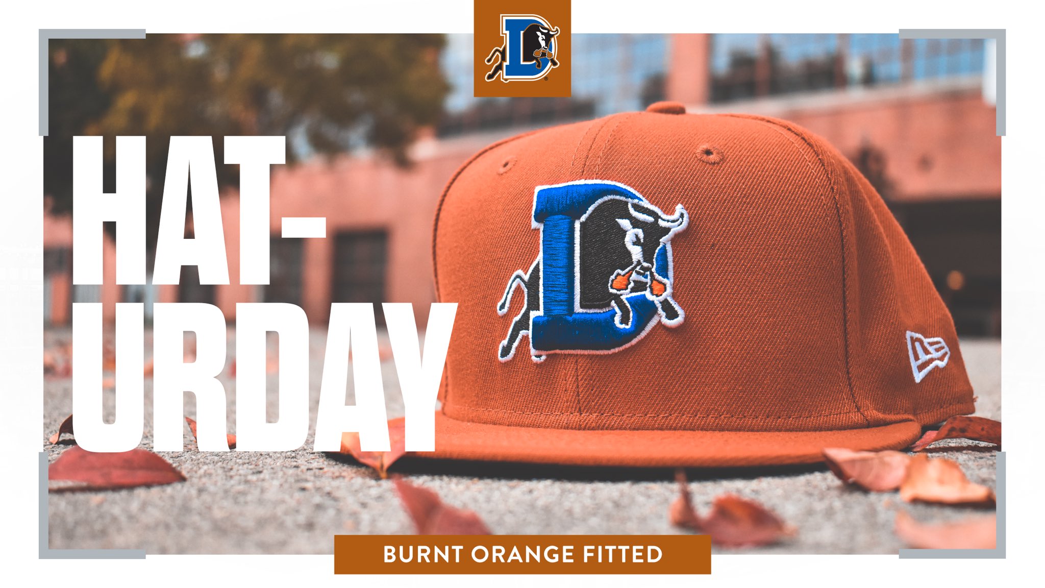 Durham Bulls X It s a Halloween Hat urday Today only get 20 off this Burnt Orange Fitted cap SHOP https t YGinhym9AR https t a0jsYruZQQ X