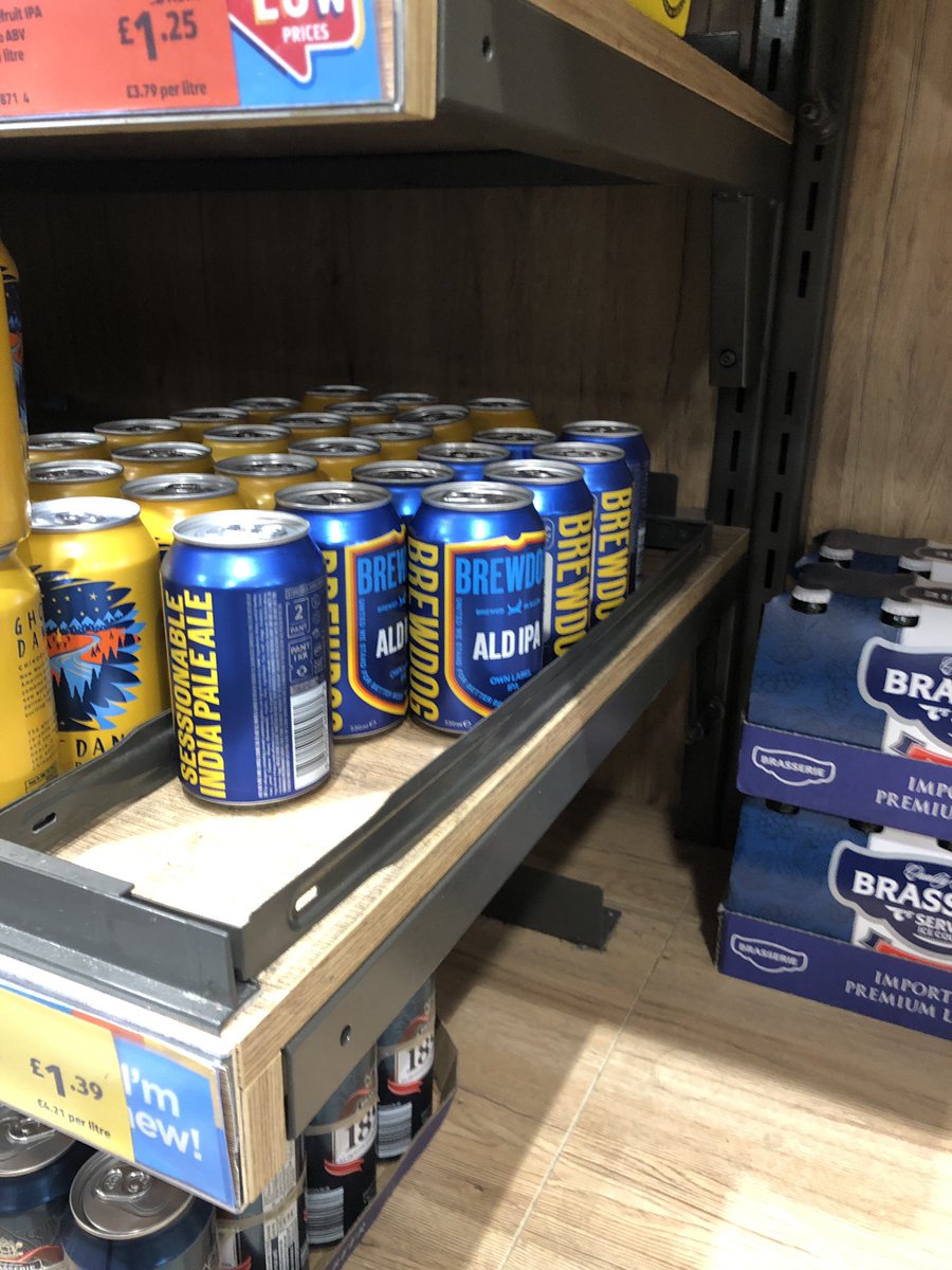 Just when you think life can’t get anymore confusing - you get stuck considering the meta’ness of finding a stack of these, in Aldi. Whilst looking for the Aldi Brewdog rip offs 🤯I might just stand here and consider life a bit longer..