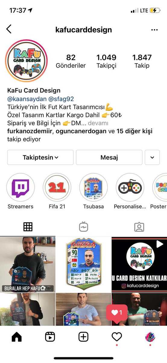 🎁FUT KART ÇEKİLİŞİ VAR🎁

inst: KaFu Card Design ile yaptığımız çekilişin şartları;
bu twiti beğenip rt yapıp 
beni ve <a href="/martinnfurlan/">Sabri Furkan</a> ı takip etmek
çekiliş sonucu 2 kasım pazartesi günü saat 16:00 da twitch kanalımda açıklanacaktır. twitch.tv/ahmetalkaya
herkese bol şans.