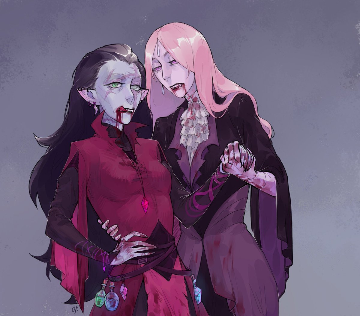 be careful, the creatures of Hell are looking for your blood tonight... 

🎃✨Happy Halloween✨🎃
#Halloween2020 #Shera #ShadowWeaver #Angella #Shangella