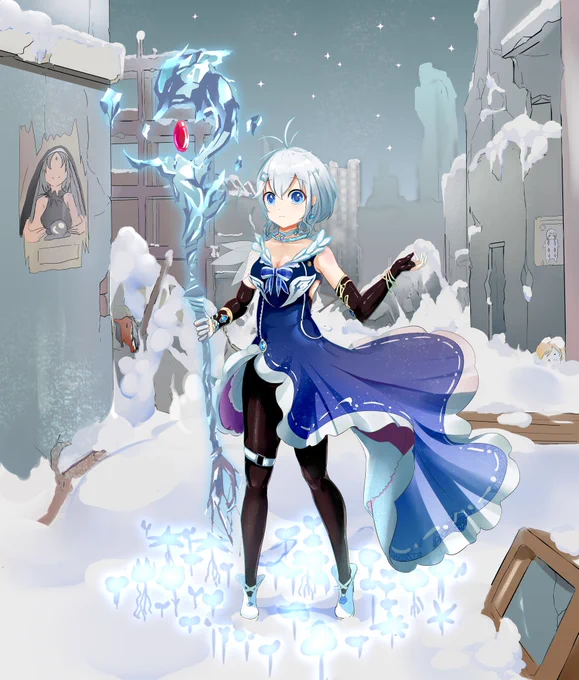 #SiroArt 氷の魔女 