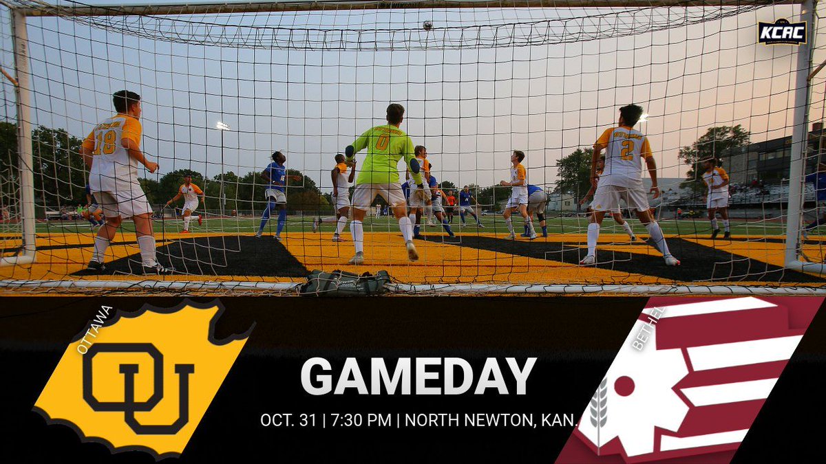 .<a href="/ottawamensoccer/">Ottawa Men’s Soccer</a> is on the road @Thresher_Sports TODAY! The match will be in North Newton, Kan. and will start at 7:30 p.m. Live Stats and Video will be available at buff.ly/31byhkq. #BraveNation