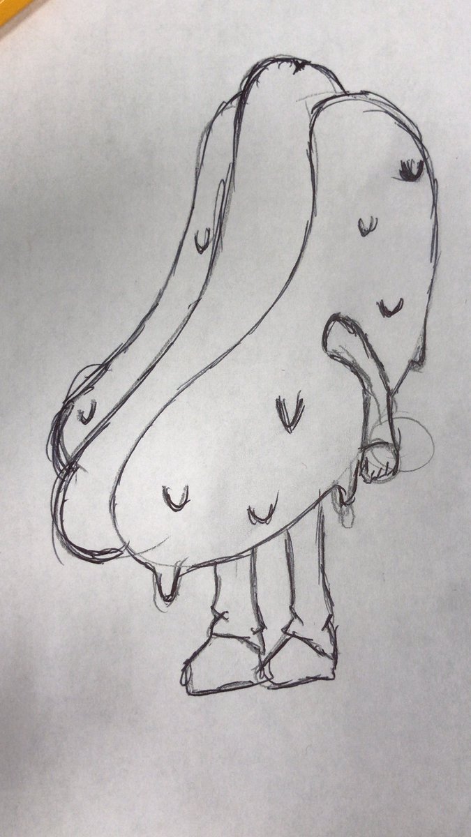 Here’s blurry photo (rough sketch) for <a href="/MiamiBlaseball/">Miami Dale</a> Daleween dressed as <a href="/officialsogdogs/">Sog Dogs™</a>