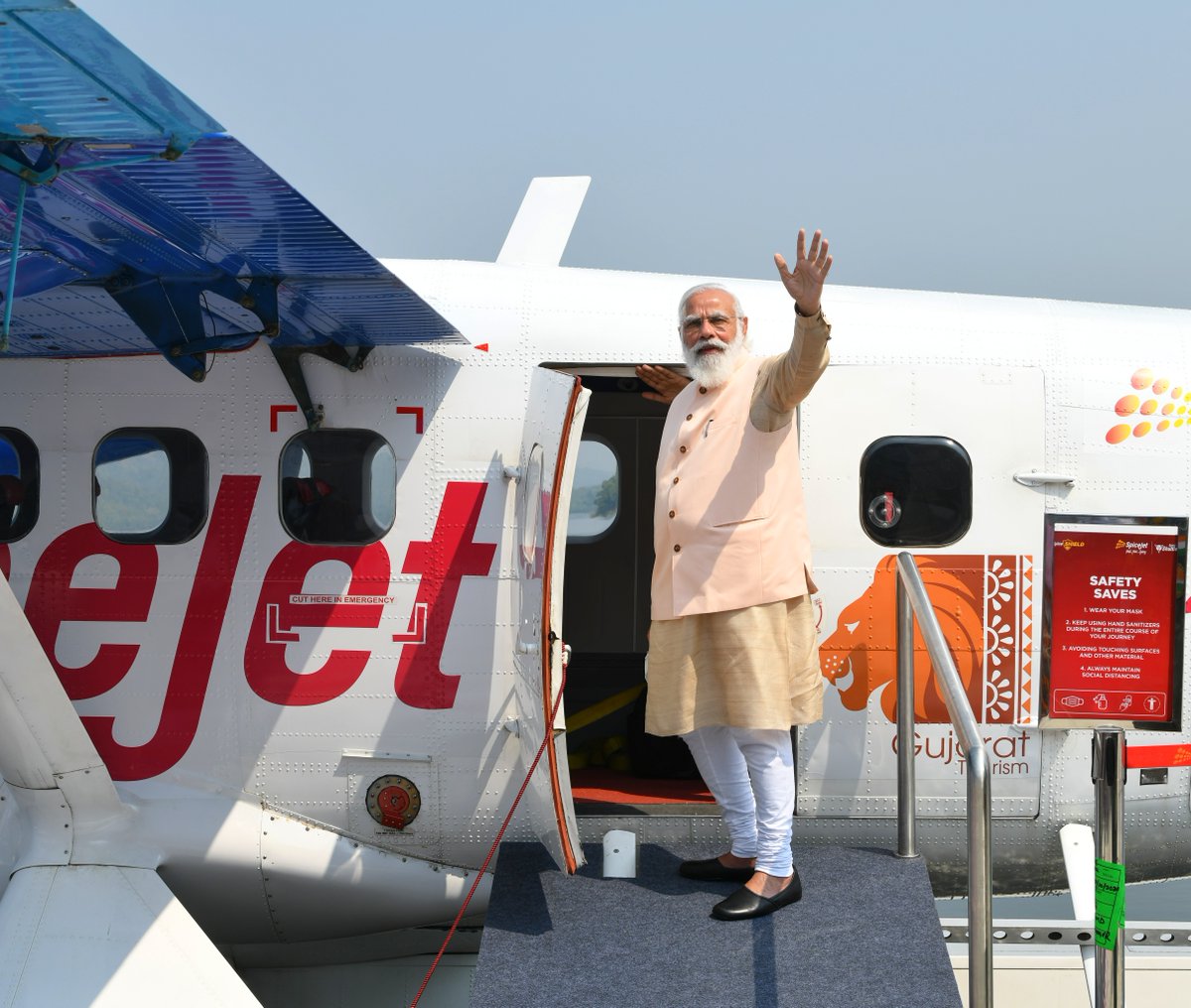 Next potential Seaplane route in Gujarat could be Statue of Unity to Surat: Spicejet CMD Ajay Singh