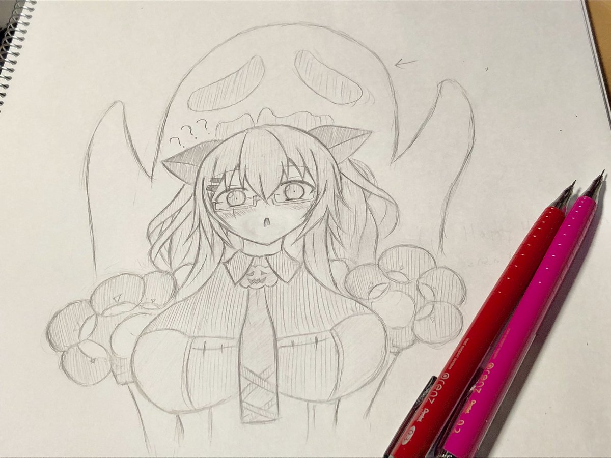 少女前線 ハロウィン落書き わーちゃんとvectorさんの衣装借りましたw 9 後 後 Mokomokoのイラスト