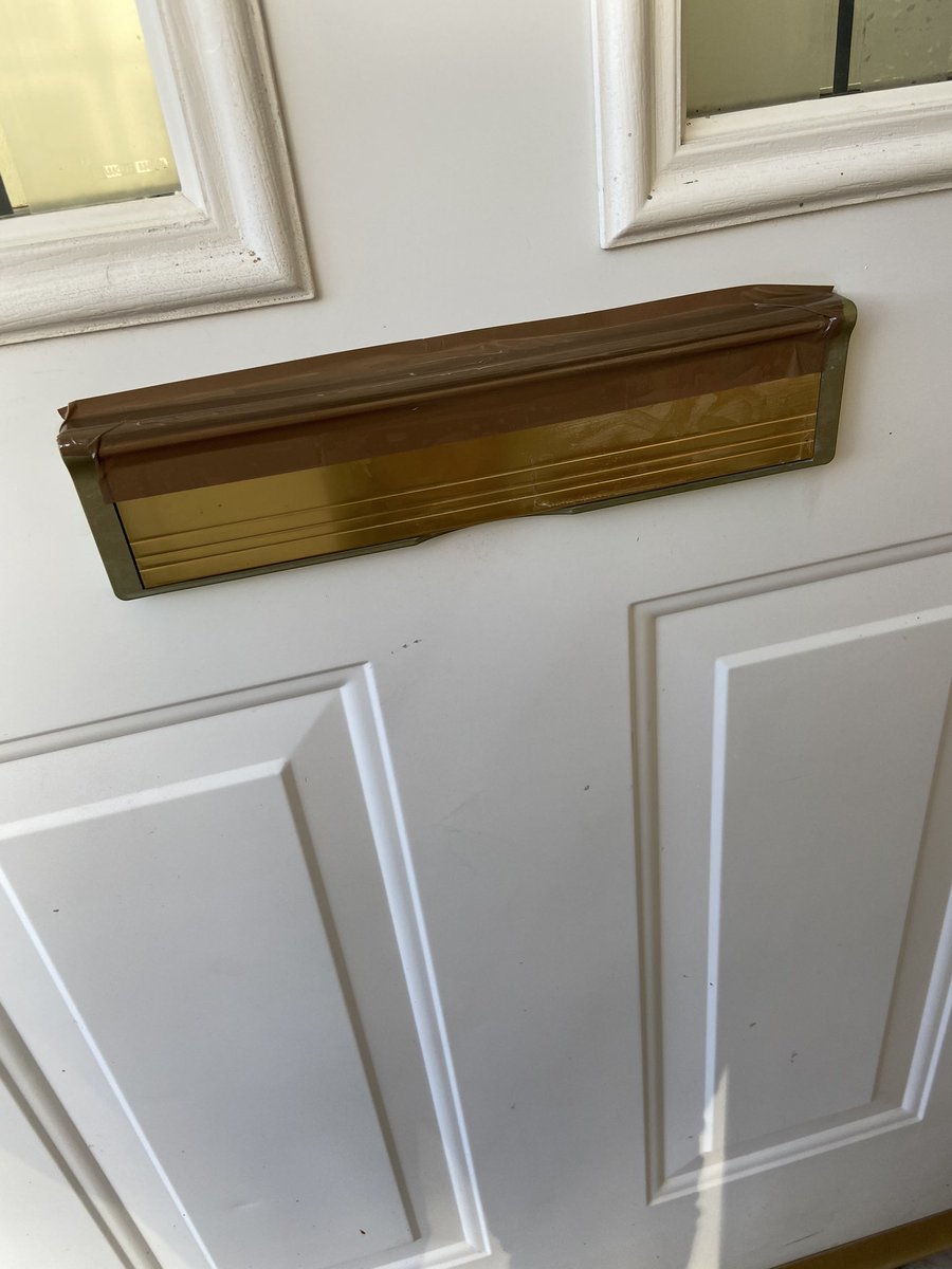 HelsMcaleese's tweet photo. Going into next half term like....#letterboxchronicles #itsnotevenducttape #willitlast? https://t.co/bDYVApI6HZ