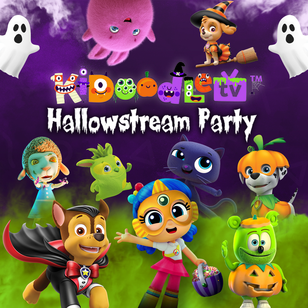 kidoodleTV's tweet photo. Happy Halloween 👻🦇! From @pawpatrol to @TrueAndBartleby and more, spend #Halloween2020 with us and enjoy  #Halloween episodes featuring your favorite characters #HallowstreamParty

#PAWPatrol #TrueAndTheRainbowKingdom #SunnyBunnies #Monsikids #DollyAndFriends @imagummybear https://t.co/QZ1E0P6e0s