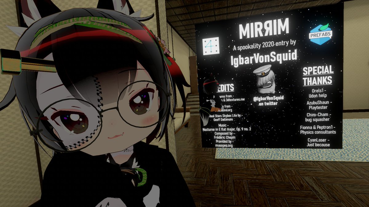 GonGon_Dayo's tweet photo. #VRChat #Mirrim  even it in #spookality2020  but i feel so chilling in that world.   maybe i like being alone is space? https://t.co/7RbRb7gQjH