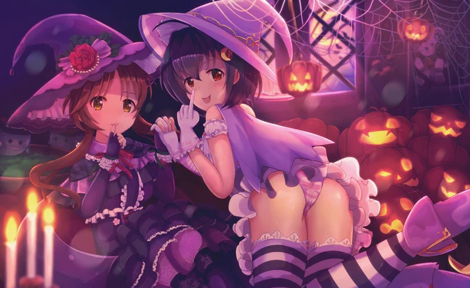??HAPPY HALLOWEEN??

#高森藍子 #小日向美穂 #imas_cg
#HappyHalloween2020 #ハロウィンイラスト 