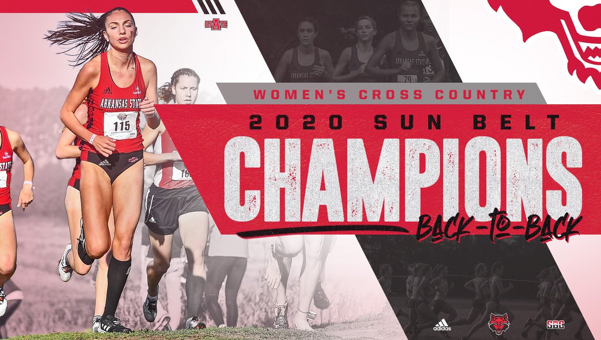 We're going 𝙗𝙖𝙖𝙖𝙘𝙠 𝙩𝙤 𝙗𝙖𝙘𝙠!

#SunBeltXC Champions, that is!! 🏆🏆

#WolvesUp🐺