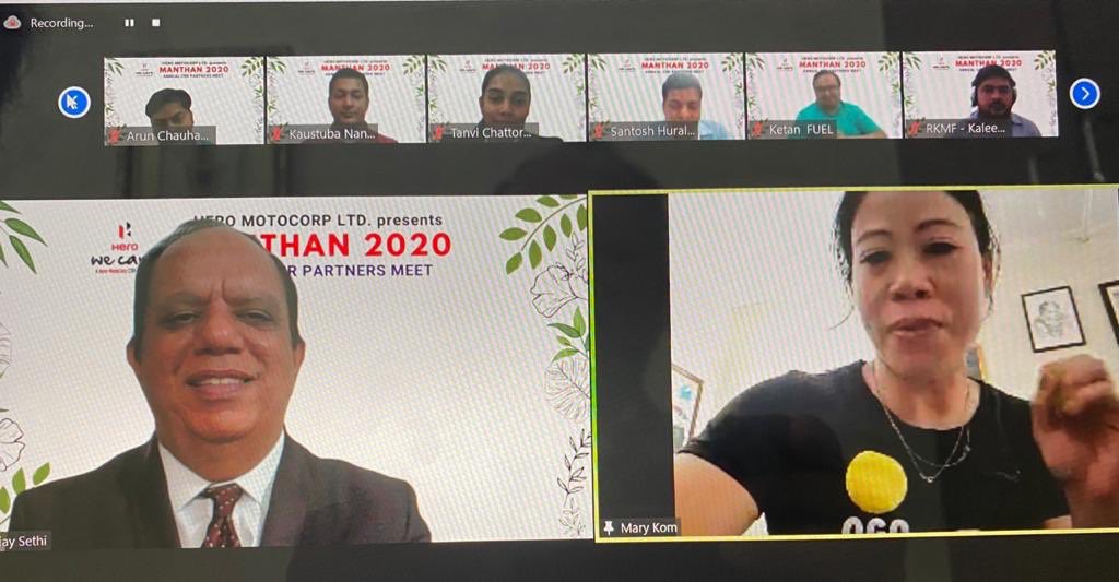 Vijay Sethi (@vijaysethi11) on Twitter photo Thank you our partners for joining #Manthan #CSR partners meet of <a href="/HeroMotoCorp/">Hero MotoCorp</a>. We deeply appreciate your contribution to help us in our journey to achieve our #CSRVISION of a Greener, Safer and Equitable World. <a href="/HeroMotoCorp/">Hero MotoCorp</a> <a href="/MangteC/">Dr. M C Mary Kom OLY</a> Thank you our partners for joining #Manthan #CSR partners meet of <a href="/HeroMotoCorp/">Hero MotoCorp</a>. We deeply appreciate your contribution to help us in our journey to achieve our #CSRVISION of a Greener, Safer and Equitable World. <a href="/HeroMotoCorp/">Hero MotoCorp</a> <a href="/MangteC/">Dr. M C Mary Kom OLY</a> 