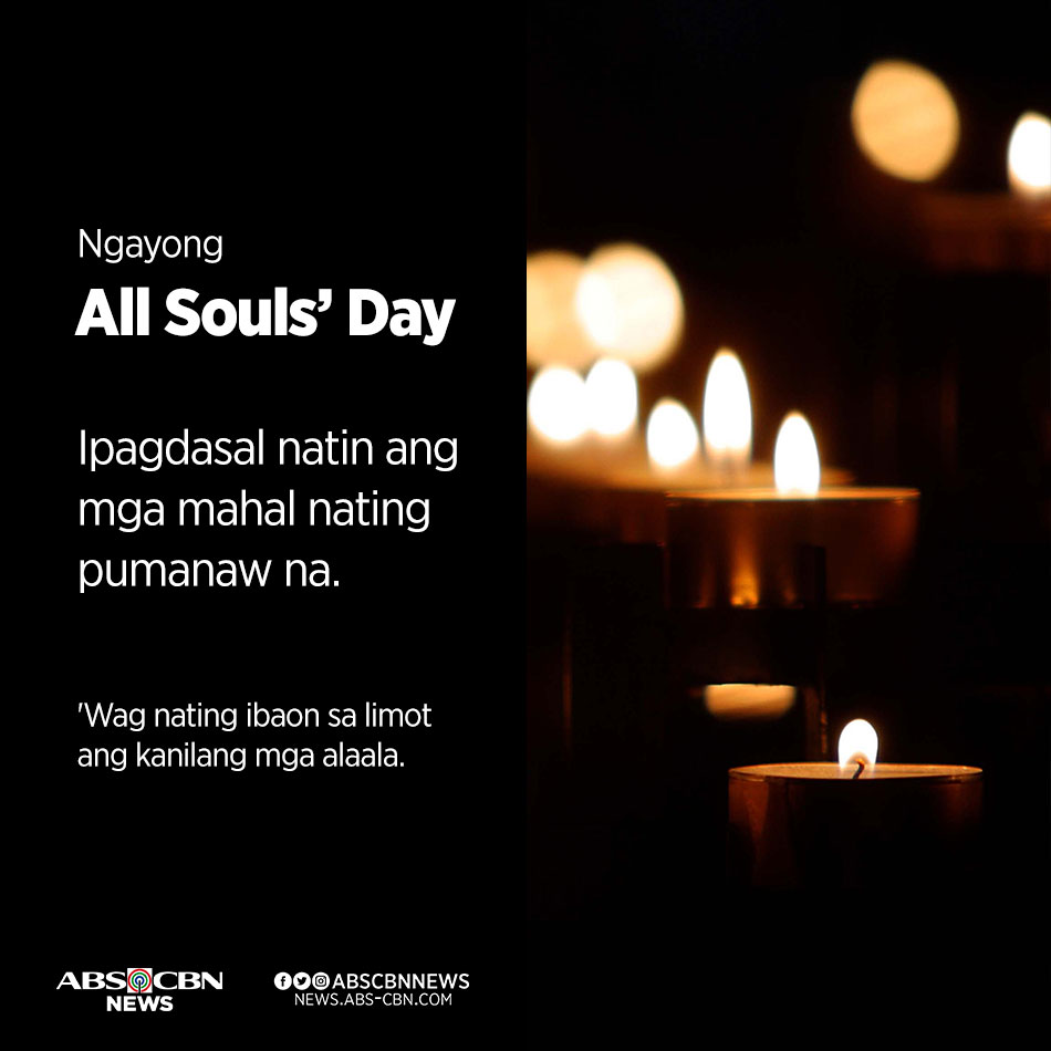 ABSCBNNews's tweet photo. Muli nating gunitain ang alaala ng mga mahal natin sa buhay. https://t.co/6iNLnHaMK9