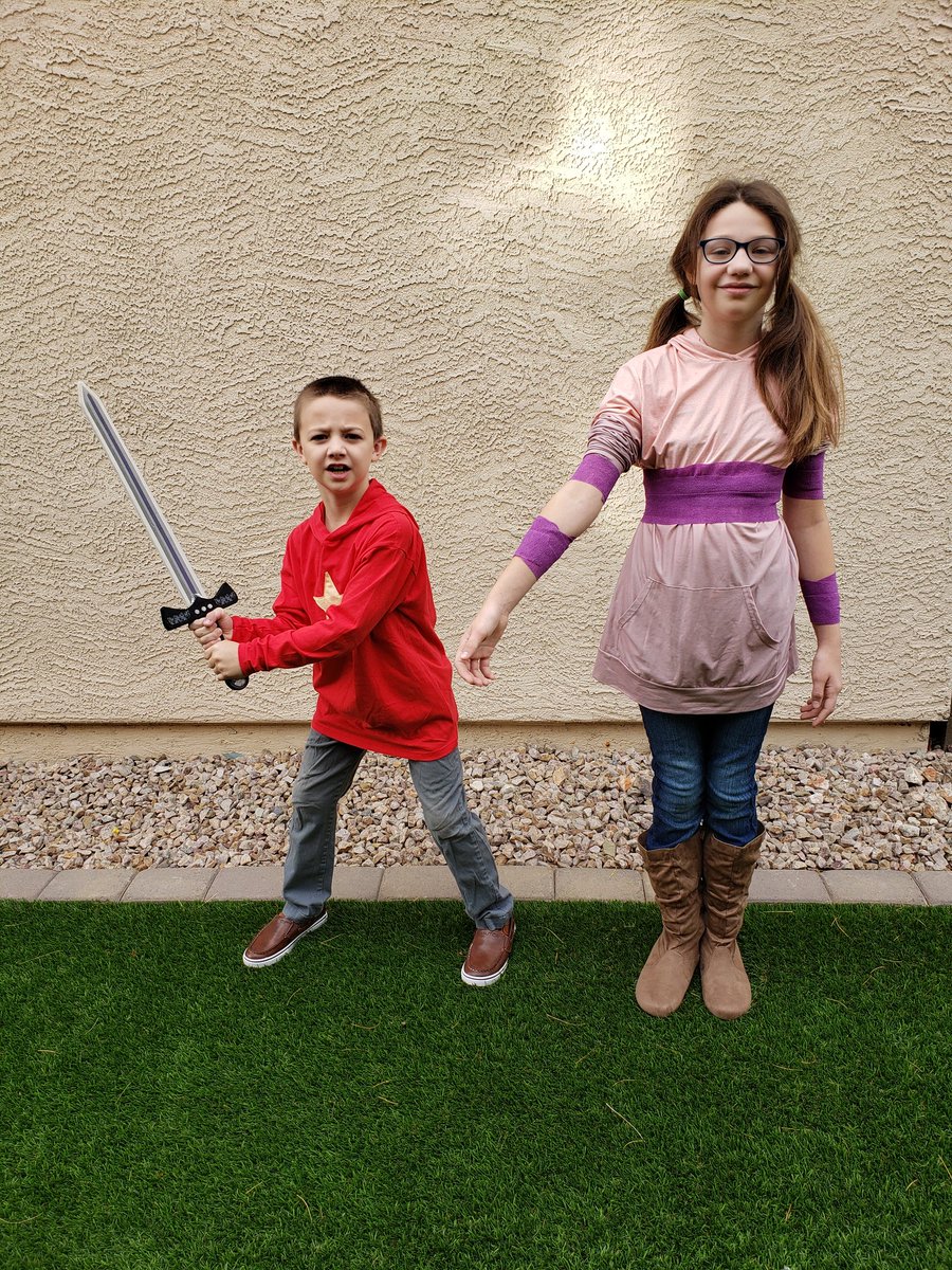 amyfmsu's tweet photo. @BenHatke Mighty Jack and Lilly for Halloween :) https://t.co/snFcGied8D