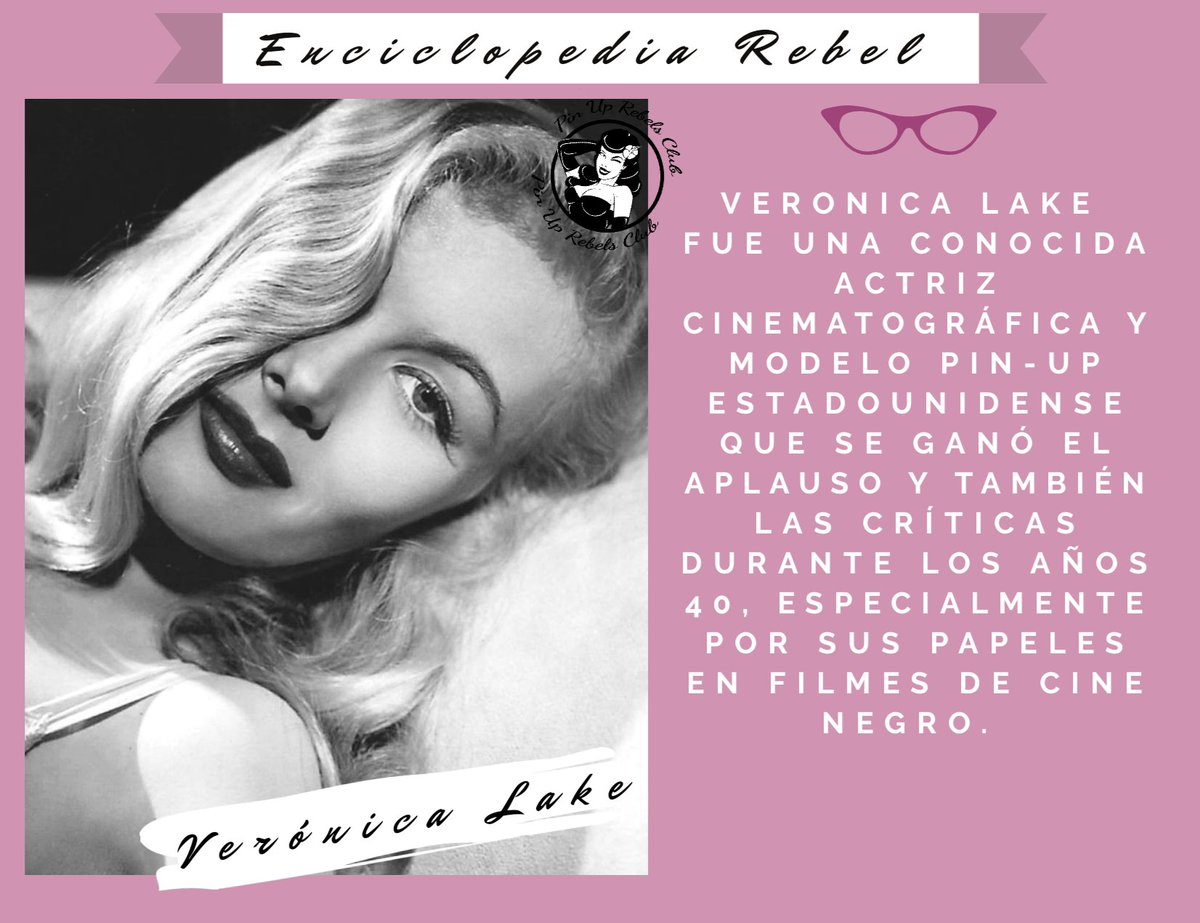 Pinuprebelsok's tweet photo. ¿Quién es #veronicalake? #pinup #pinupmodel #pinuprebels #enciclopediarebel https://t.co/BF2UfkxcDD