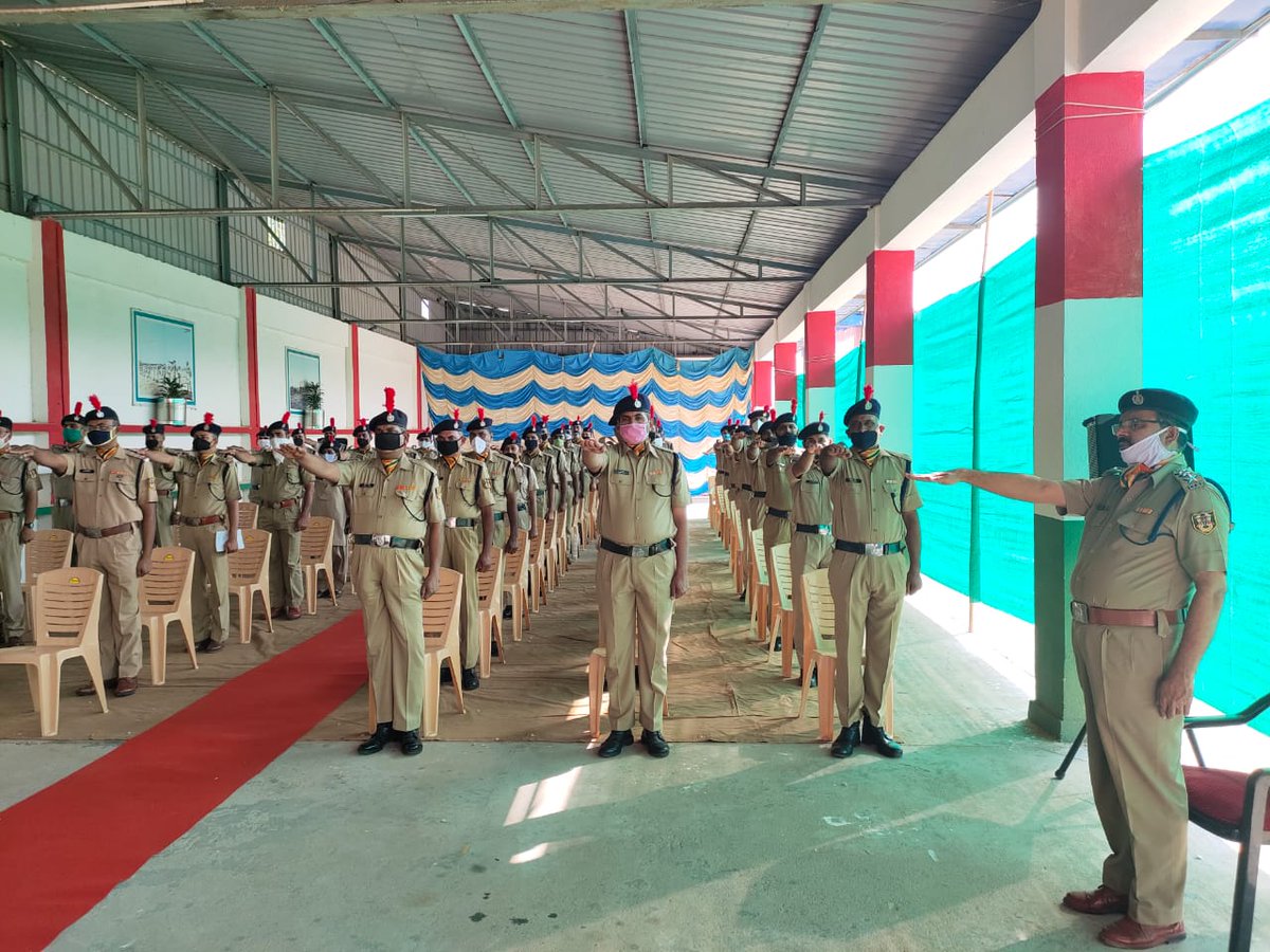 ITBP_official's tweet image. 42nd Battalion ITBP Jodhpur, Rajasthan took unity pledge on #NationalUnityDay2020 
#Himveers
