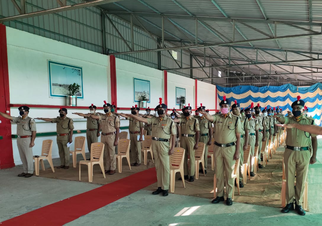 ITBP_official's tweet image. 42nd Battalion ITBP Jodhpur, Rajasthan took unity pledge on #NationalUnityDay2020 
#Himveers