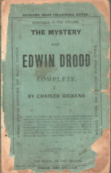 T.P. James kindly did so, with a medium's aid. The result was a completed "Part Second" (1873), which features a "Medium's Preface"!Ghost Dickens claims that injured Edwin Drood is rescued by Durdles, allies with Datchery to expose an insane Jasper, and later marries Rosa 