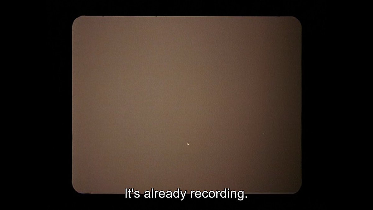 literally the opening shot after the iconic introductory text. of course it zooms & fumbles & resolves to some extent but WHAT an opening. one thing i *love* about this film's form is its willingness to play with images that aren't directly representative. that near abstraction