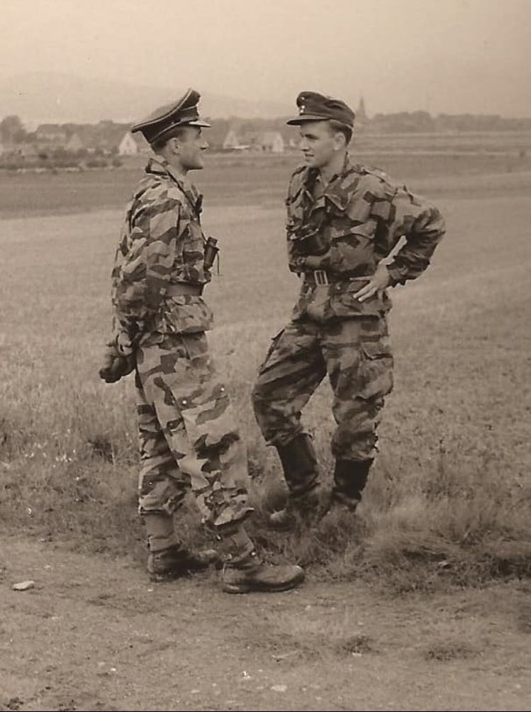 West German Bundesgrenzschutz (BGS) Splinter Camouflage (1957