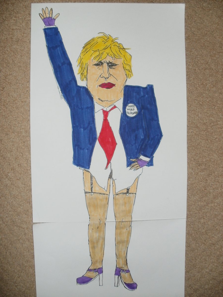 divisionorderuk's tweet photo. @MartinRowson Let's do the lockdown timewarp again! A quick Rocky Horror-inspired #DrawBorisJohnson I knocked up for #Halloween and in celebration of the coming apocalypse! https://t.co/yXAKh47xtq