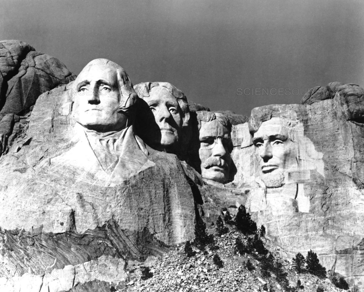 Mount Rushmore—featuring 60' busts of Washington, Jefferson, Lincoln & Theodore Roosevelt—was completed this day 1941. Washington was chosen for symbolizing America’s founding, Jefferson for its political philosophy, Lincoln for its preservation and Roosevelt for conservation