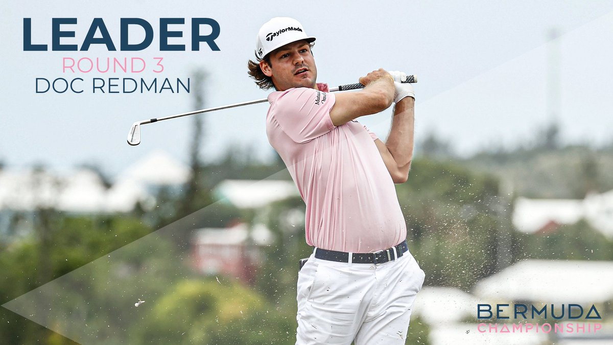 One-shot lead for @doc_redman at the #BermudaChampionship. Final round tees off at 8:19 AM!

Pairings &amp; Tee Time: ow.ly/nFHu50C6Utj
Fan Guide to Safety: ow.ly/EDTJ50C6UuF 

<a href="/GolfChannel/">Golf Channel</a>
 Live Broadcast: 12 PM - 3 PM